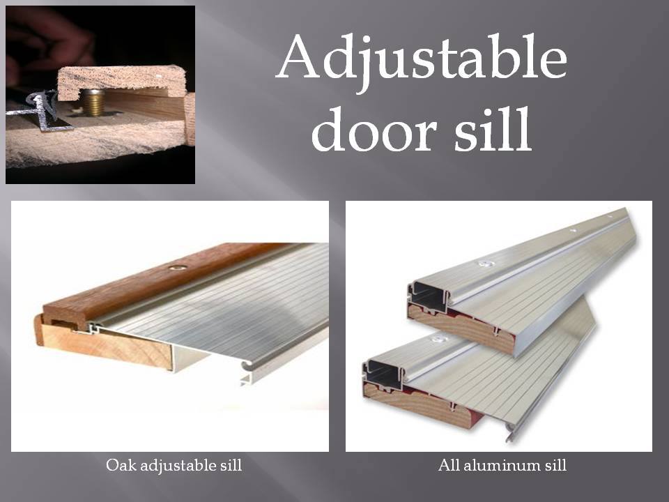 Adjustable Door Sill / Threshold | Shapira Builders